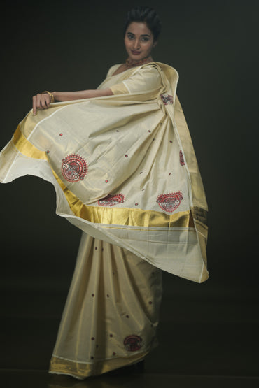Theyyam Saree