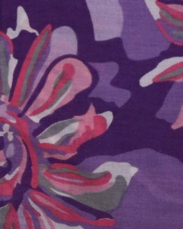 Purple Puliyilakkara + Blouse